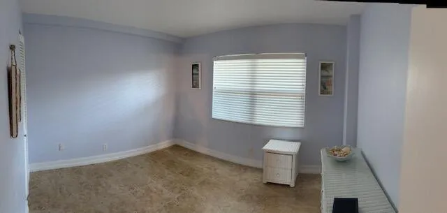 an empty room and a window