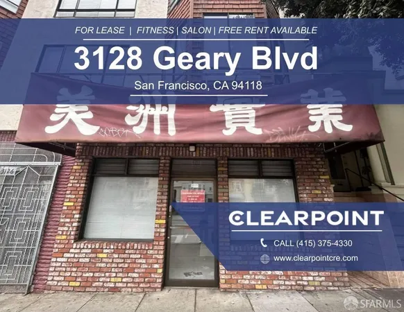 $3,650 | 3128 Geary Boulevard, San Francisco, CA 94118