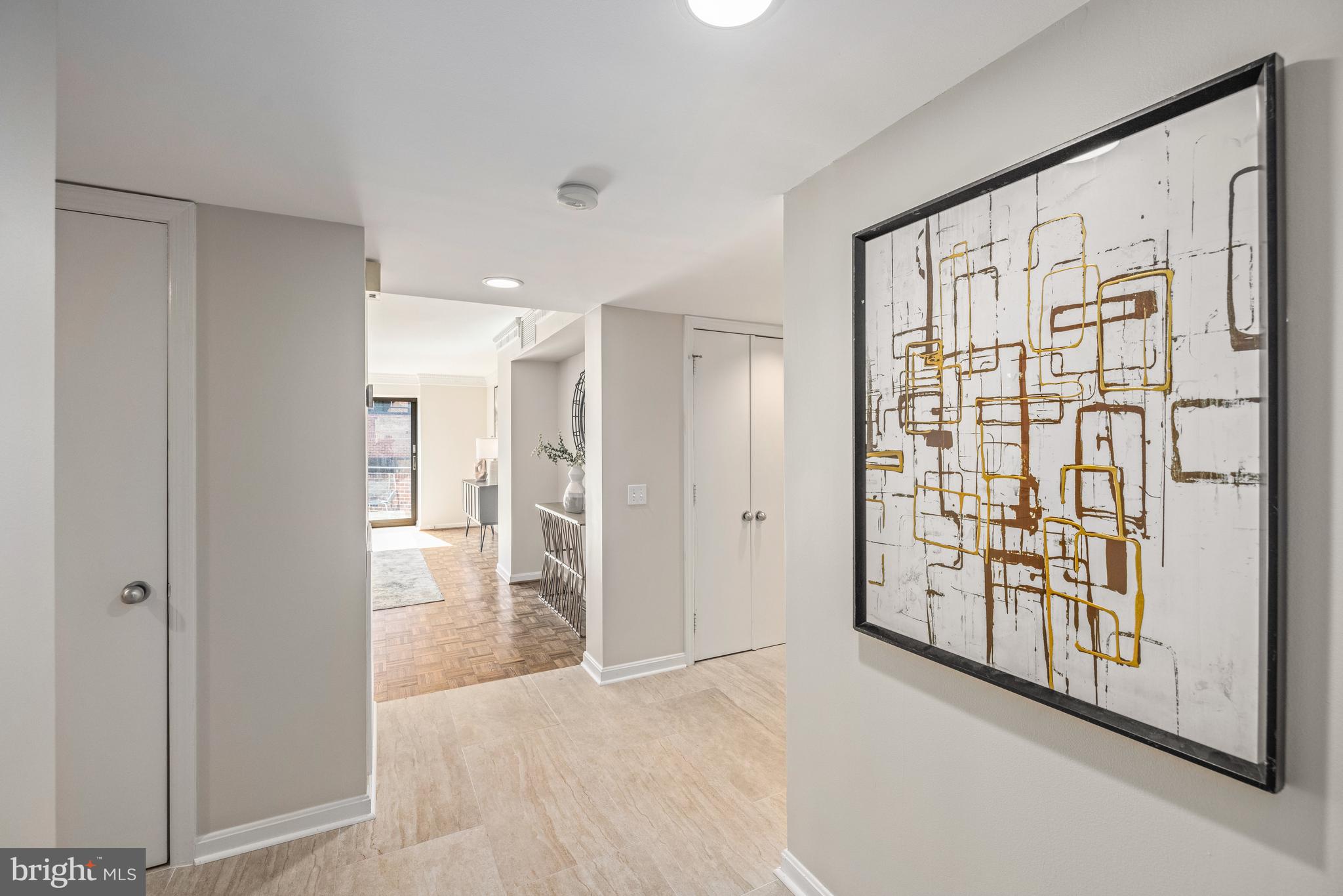 1015 33rd Street Northwest, Unit 507 Washington, DC 20007 - Photo 2 of 20 a view of entryway with wooden floor