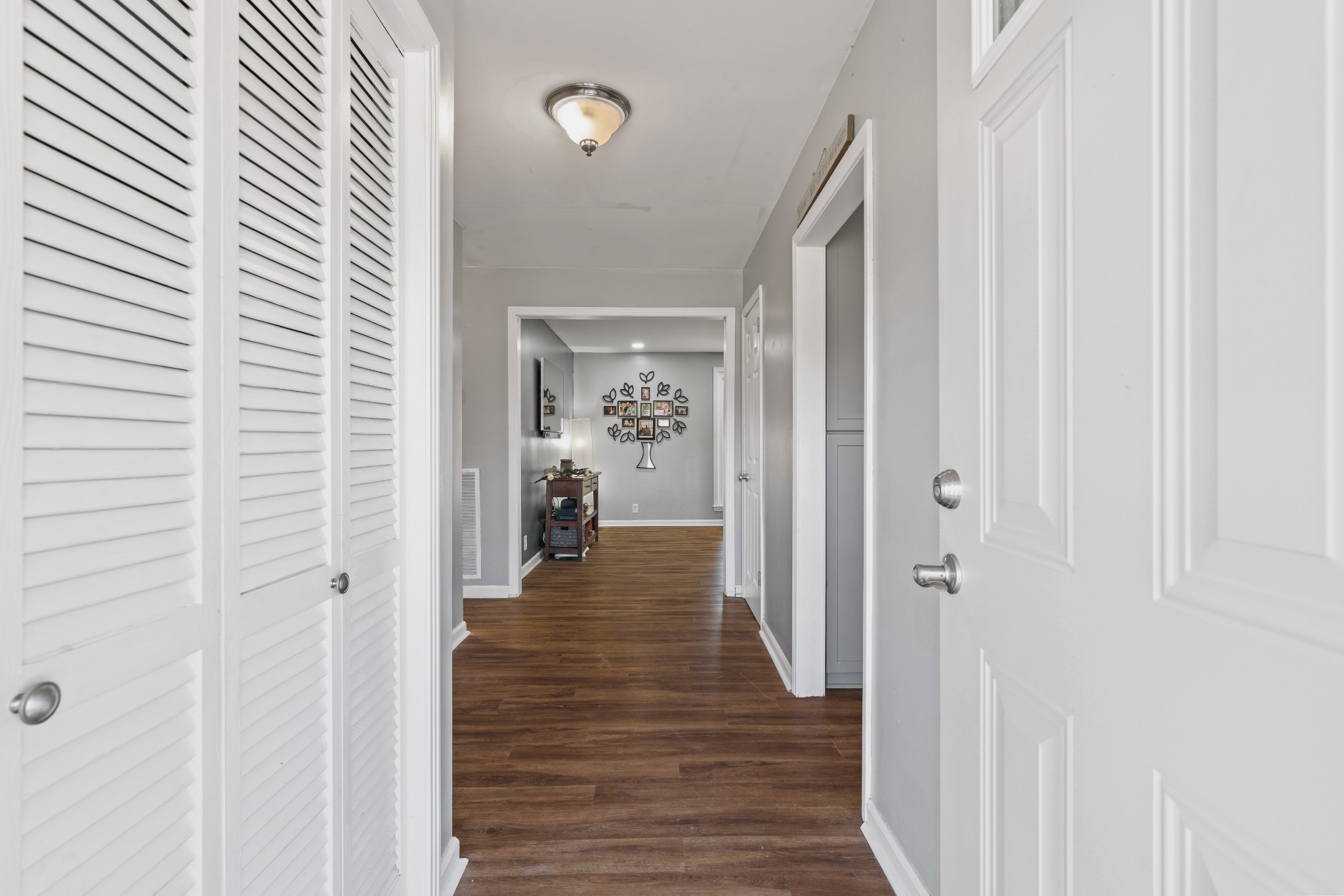1630 McCrary Road Lebanon, TN 37090 - Photo 6 of 46 a view of a hallway with wooden floor and staircase