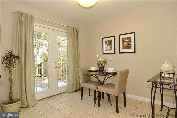 2521 Forest Glen Road Silver Spring, MD 20910 - Photo 11 of 30 BREAKFAST ROOM WITH FRENCH DOORS TO DECK