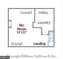 2521 Forest Glen Road Silver Spring, MD 20910 - Photo 30 of 30 LOWER LEVEL FLOOR PLAN