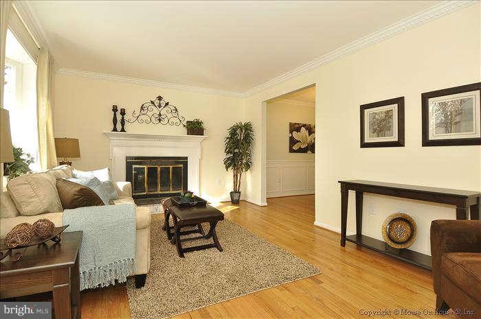 2521 Forest Glen Road Silver Spring, MD 20910 - Photo 5 of 30 LIVING ROOM WITH FRENCH DOORS AT ENTRY
