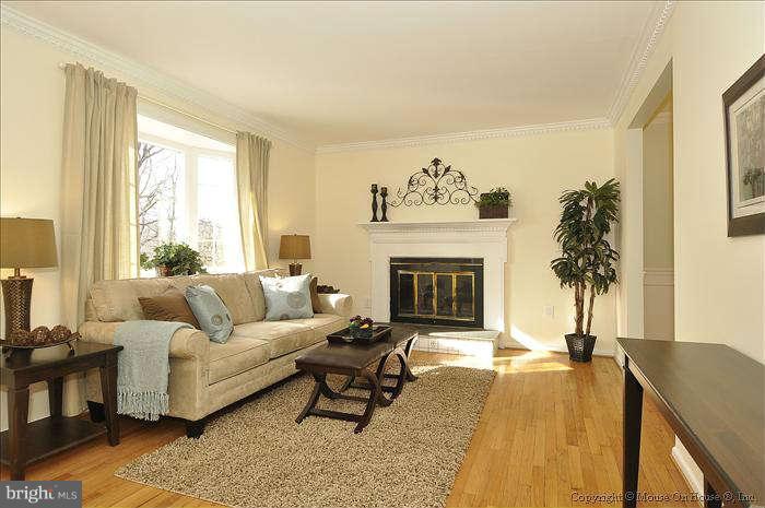 2521 Forest Glen Road Silver Spring, MD 20910 - Photo 6 of 30 LIVING ROOM HAS WOOD BURNING FIREPLACE
