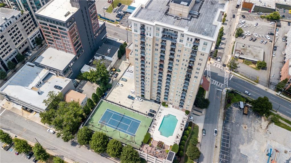 325 East Paces Ferry Road Northeast, Unit 1704 Atlanta, GA 30305 - Photo 29 of 29 an aerial view of a house