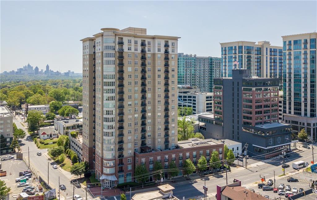 325 East Paces Ferry Road Northeast, Unit 1704 Atlanta, GA 30305 - Photo 9 of 29 a view of a city with tall buildings