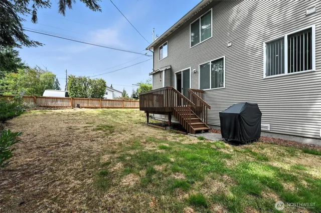 a house view with a garden space