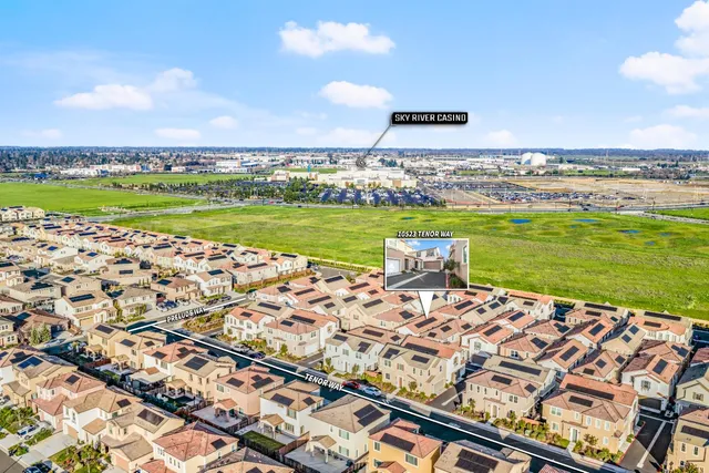 a view of an ocean and beach