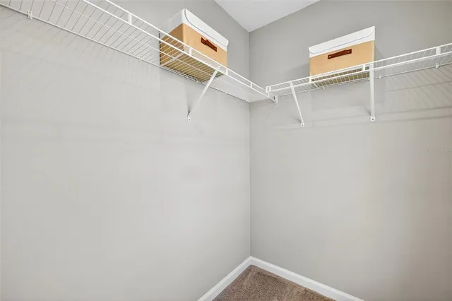 a view of a room with rack on the wall