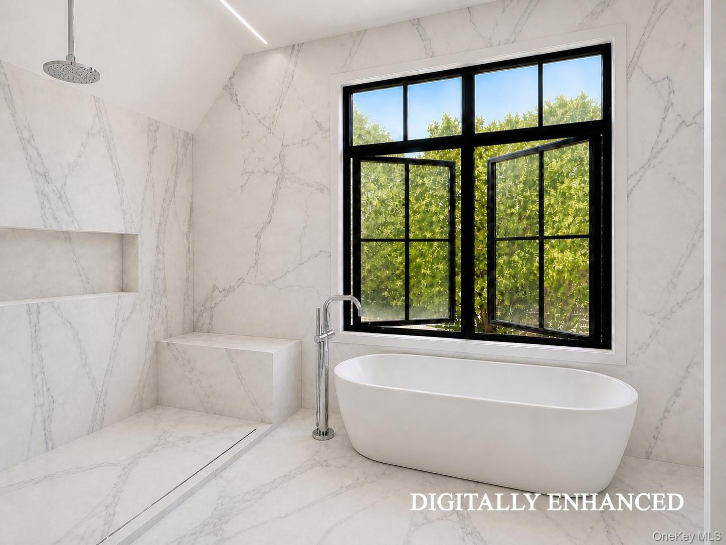 190 A South Country Road Remsenburg, NY 11960 - Photo 8 of 10 a bathroom with a bathtub and window