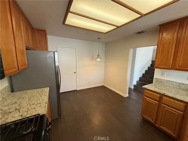 a view of kitchen and utility room