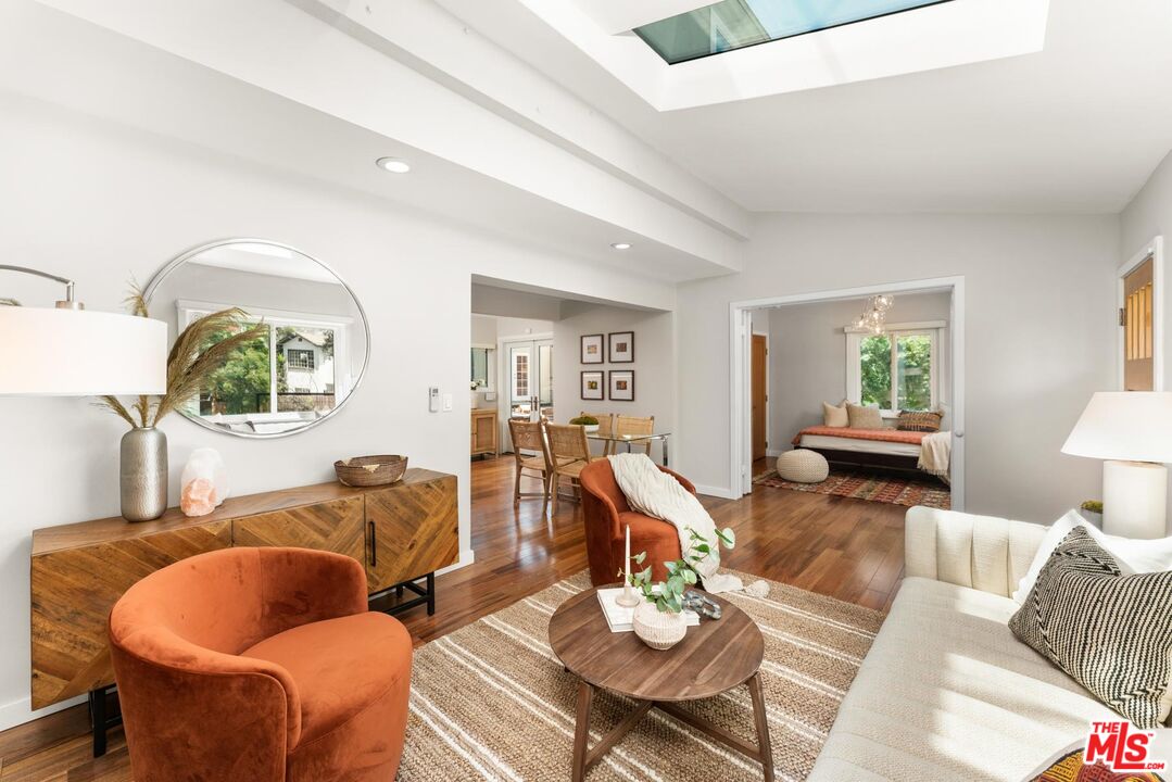 8326 Ridpath Drive Los Angeles, CA 90046 - Photo 5 of 25 a living room with furniture and wooden floor