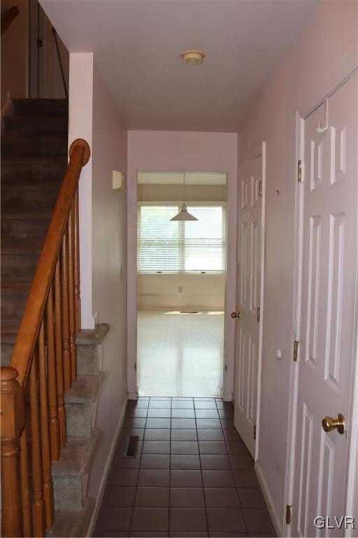 4190 Alder Road Bethlehem, PA 18020 - Photo 12 of 27 a view of a hallway view with wooden floor and staircase
