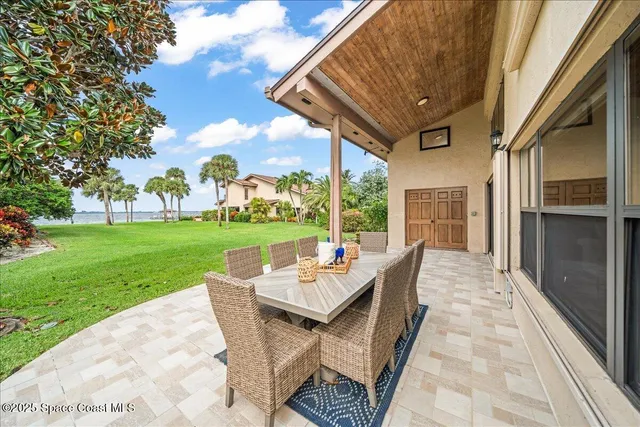 a view of a large window