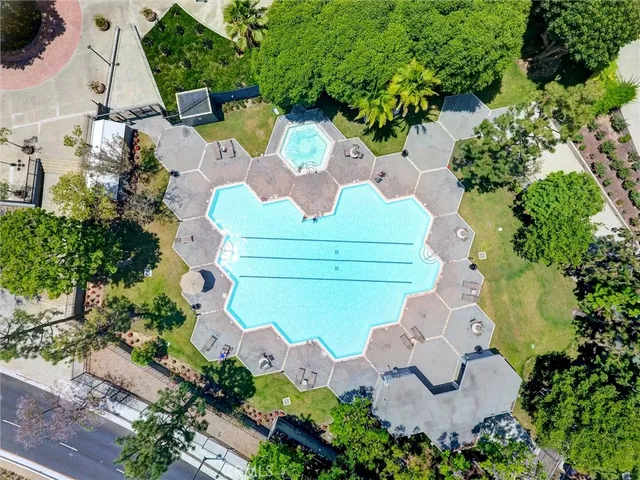 a view of city with tall buildings