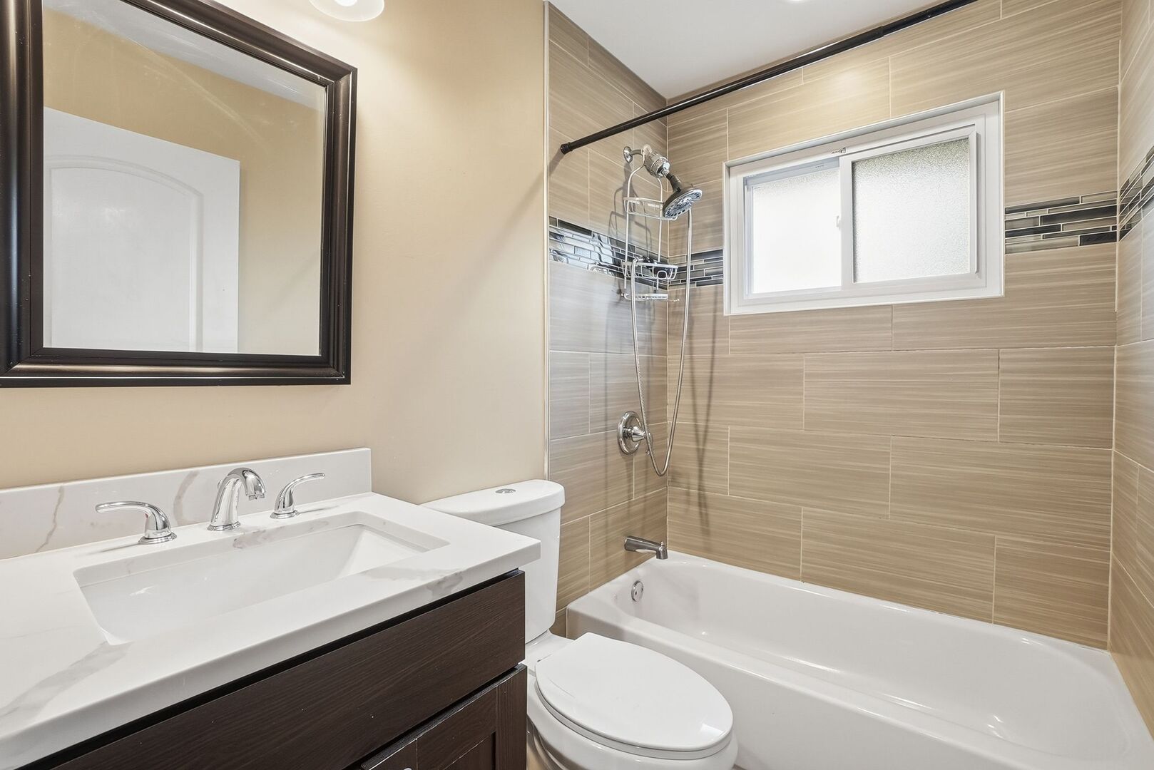 8718 Cranbrook Lane Bridgeview, IL 60455 - Photo 10 of 24 a bathroom with a sink toilet tub and shower