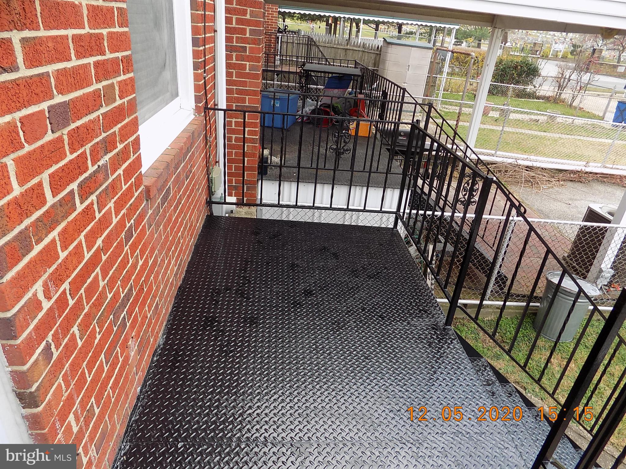 760 Fulbrook Road Baltimore, MD 21222 - Photo 6 of 13 Rear porch