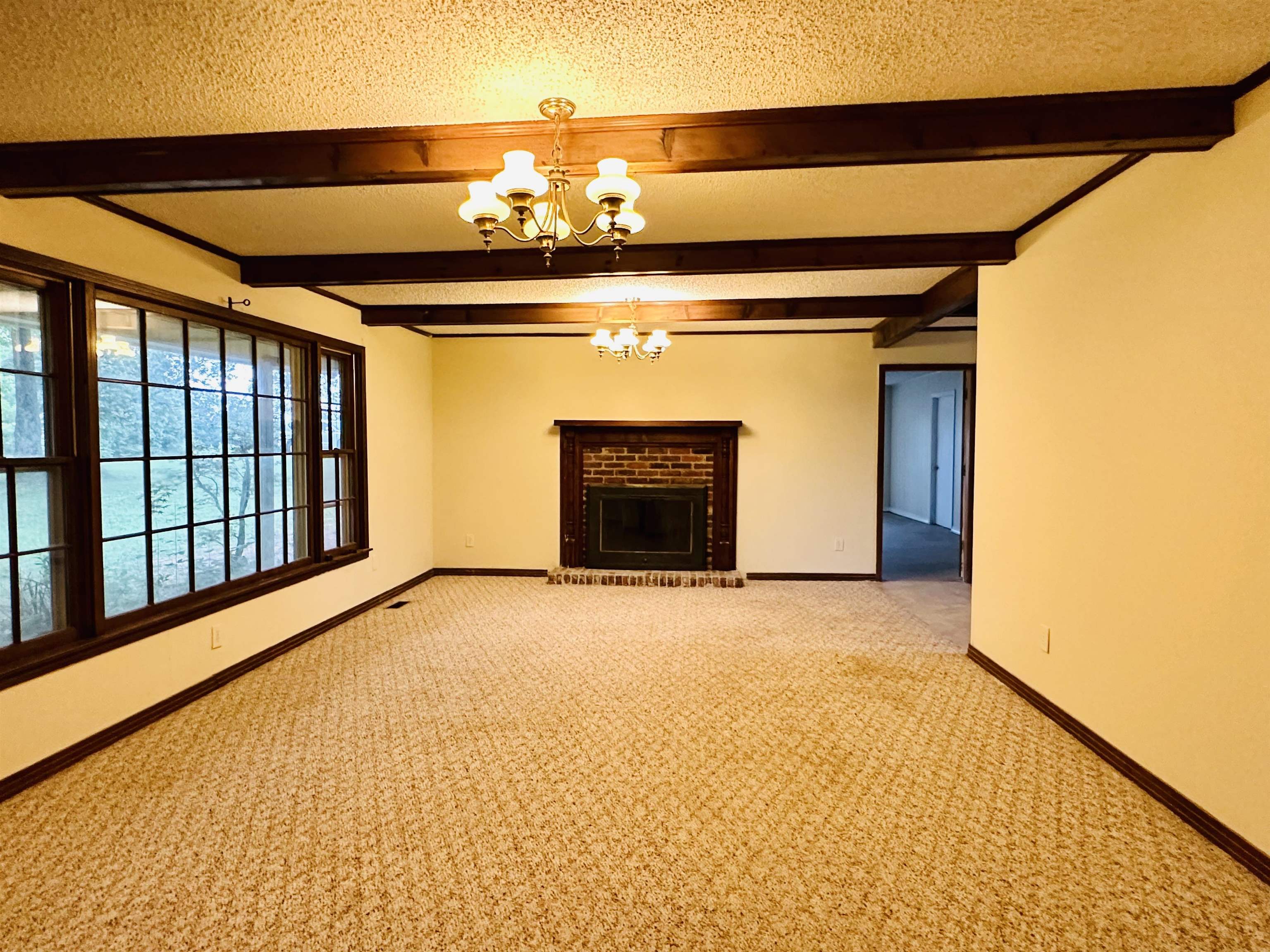 2733 New Hope Road Guys, TN 38339 - Photo 2 of 25 a view of an empty room with a chandelier fan