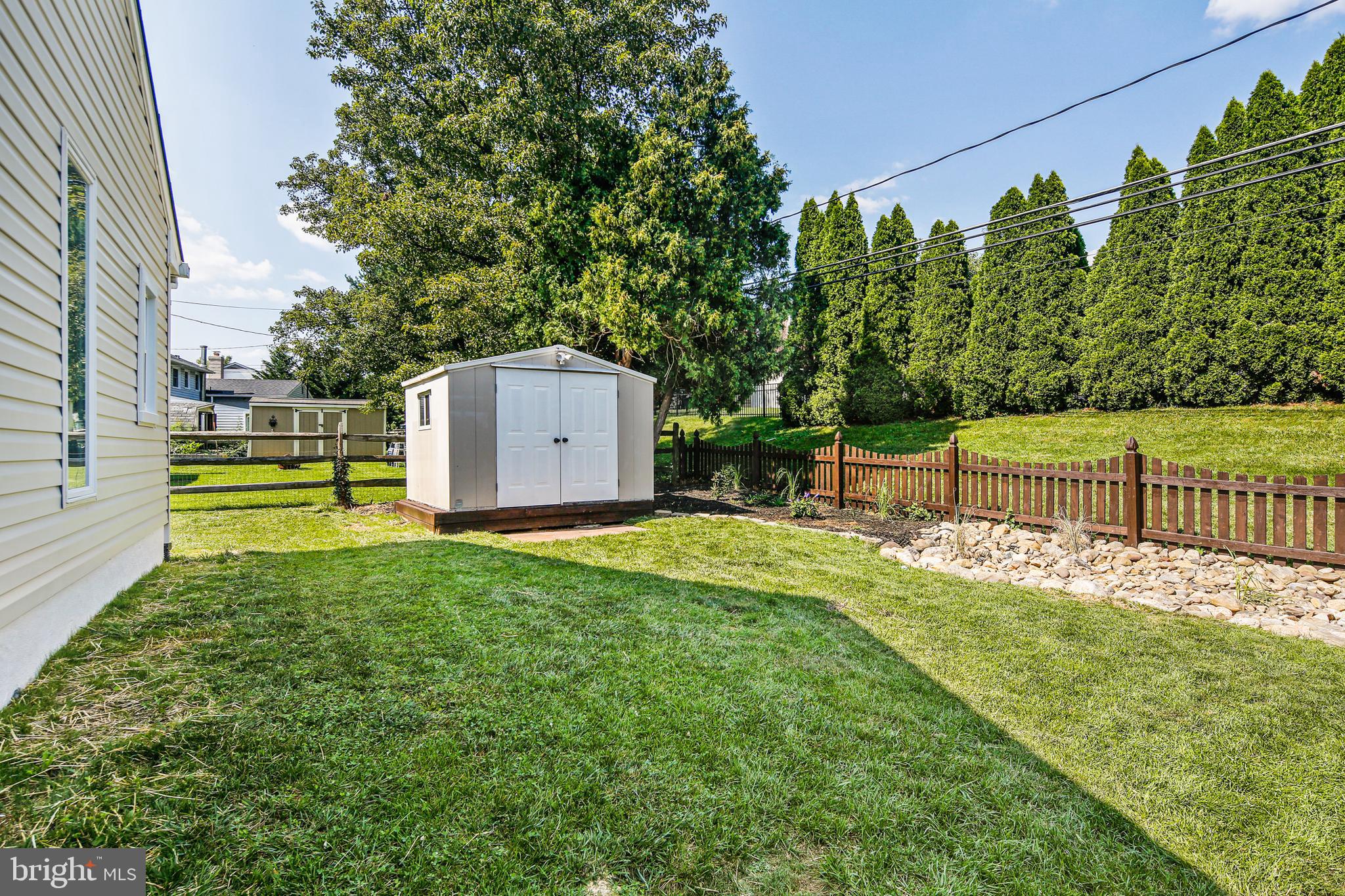 8309 Thornton Road Towson, MD 21204 - Photo 33 of 36 Rear yard with shed