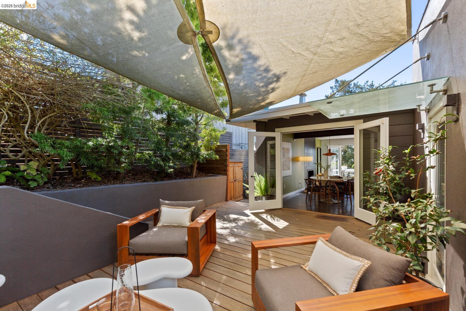 1119 Miller Avenue Berkeley, CA 94708 - Photo 29 of 33 a outdoor living space with furniture and garden view
