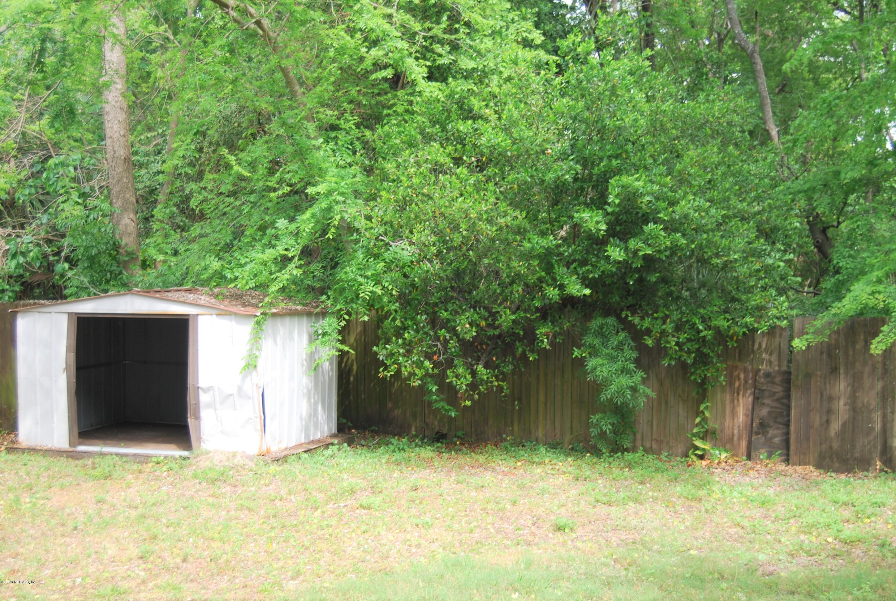 4533 Sunderland Road Jacksonville, FL 32210 - Photo 13 of 16 Back yard with shed