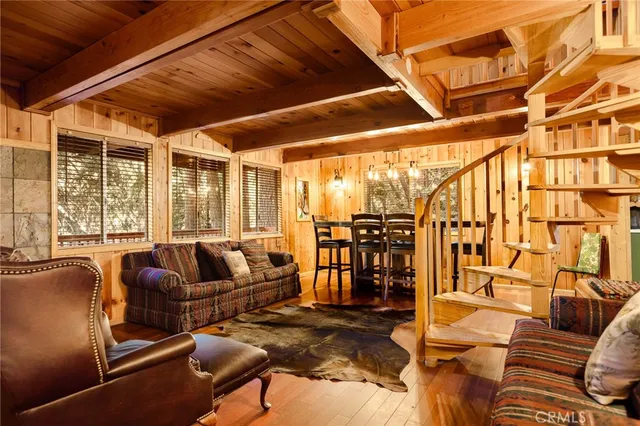 a outdoor living space with furniture