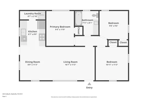 $375,000 | 3313 Colby Drive, Nashville, TN 37211