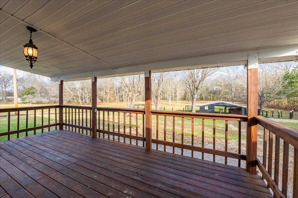 838 Pete Sain Road Manchester, TN 37355 - Photo 29 of 34 Covered Back Porch with a nice view!