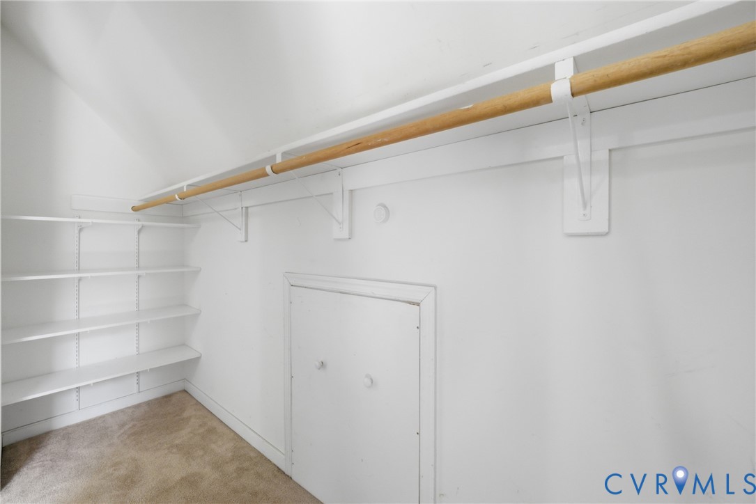 2512 Brookforest Road Midlothian, VA 23112 - Photo 27 of 40 White closet with two wood hanging rods, adjustabl