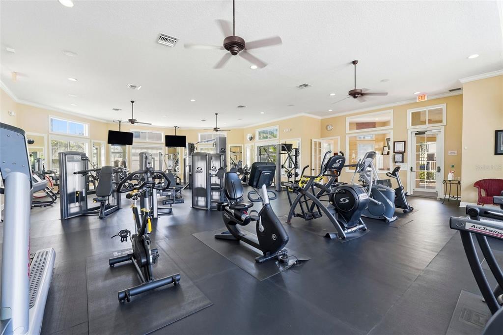 8180 Boat Hook Loop, Unit 304 Windermere, FL 34786 - Photo 35 of 38 a view of a room with gym equipment