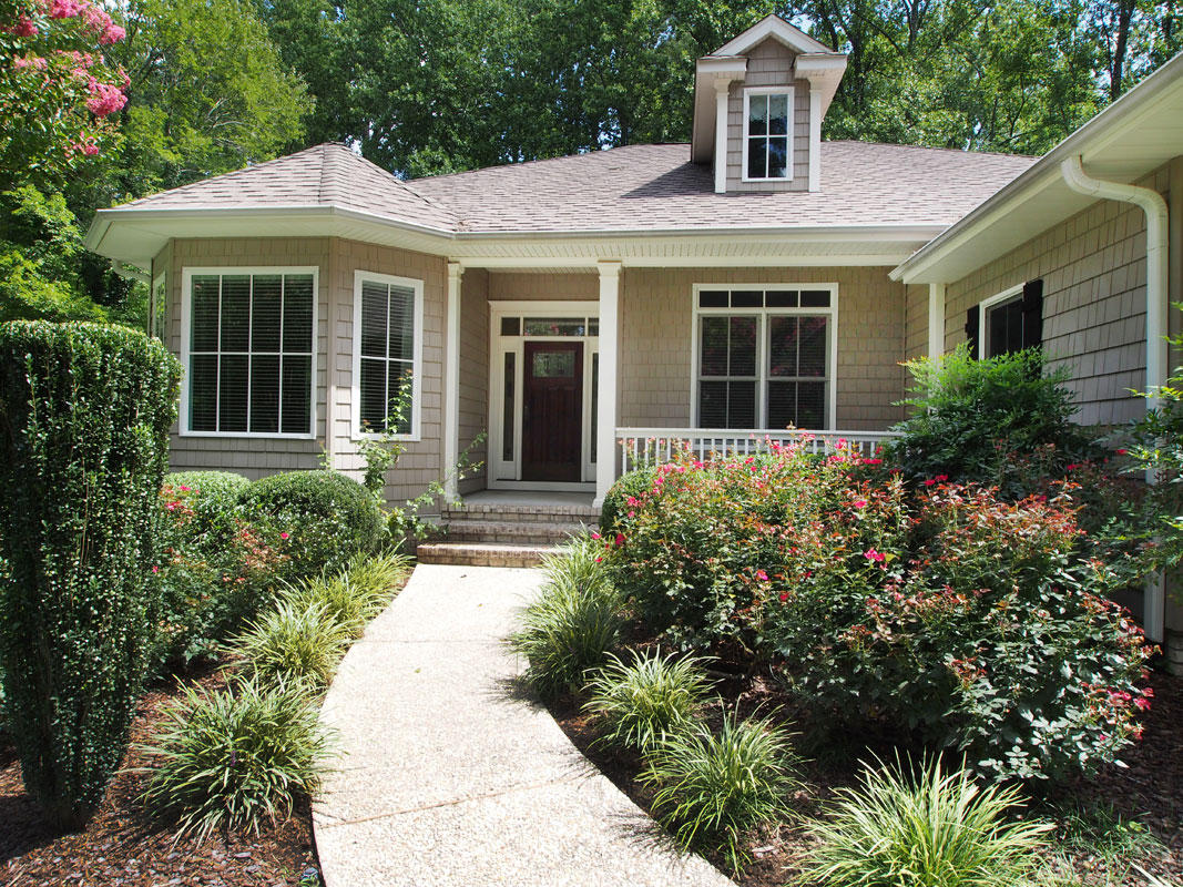 porch and dormer