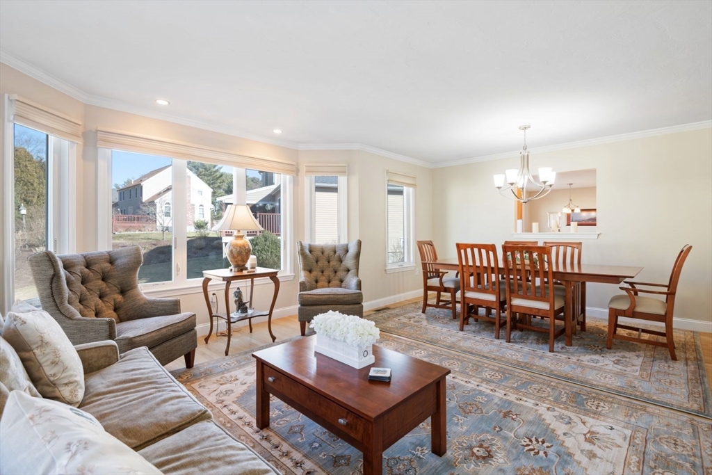 101 Tussock Brook Road, Unit 101 Duxbury, MA 02332 - Photo 8 of 38 a living room with furniture and a large window