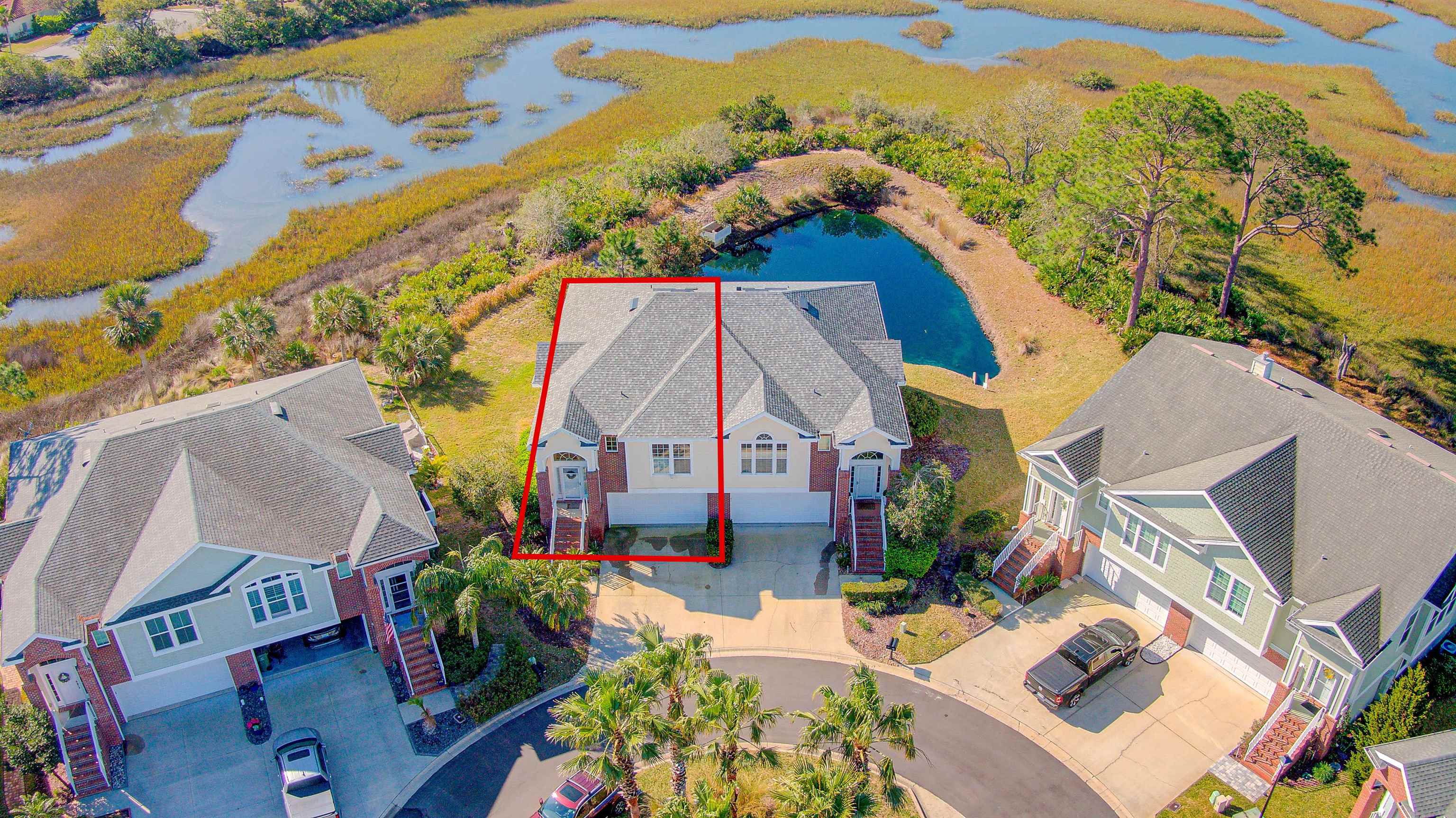 213 Sunset Point St. Augustine, FL 32080 - Photo 30 of 37 an aerial view of residential houses with outdoor space