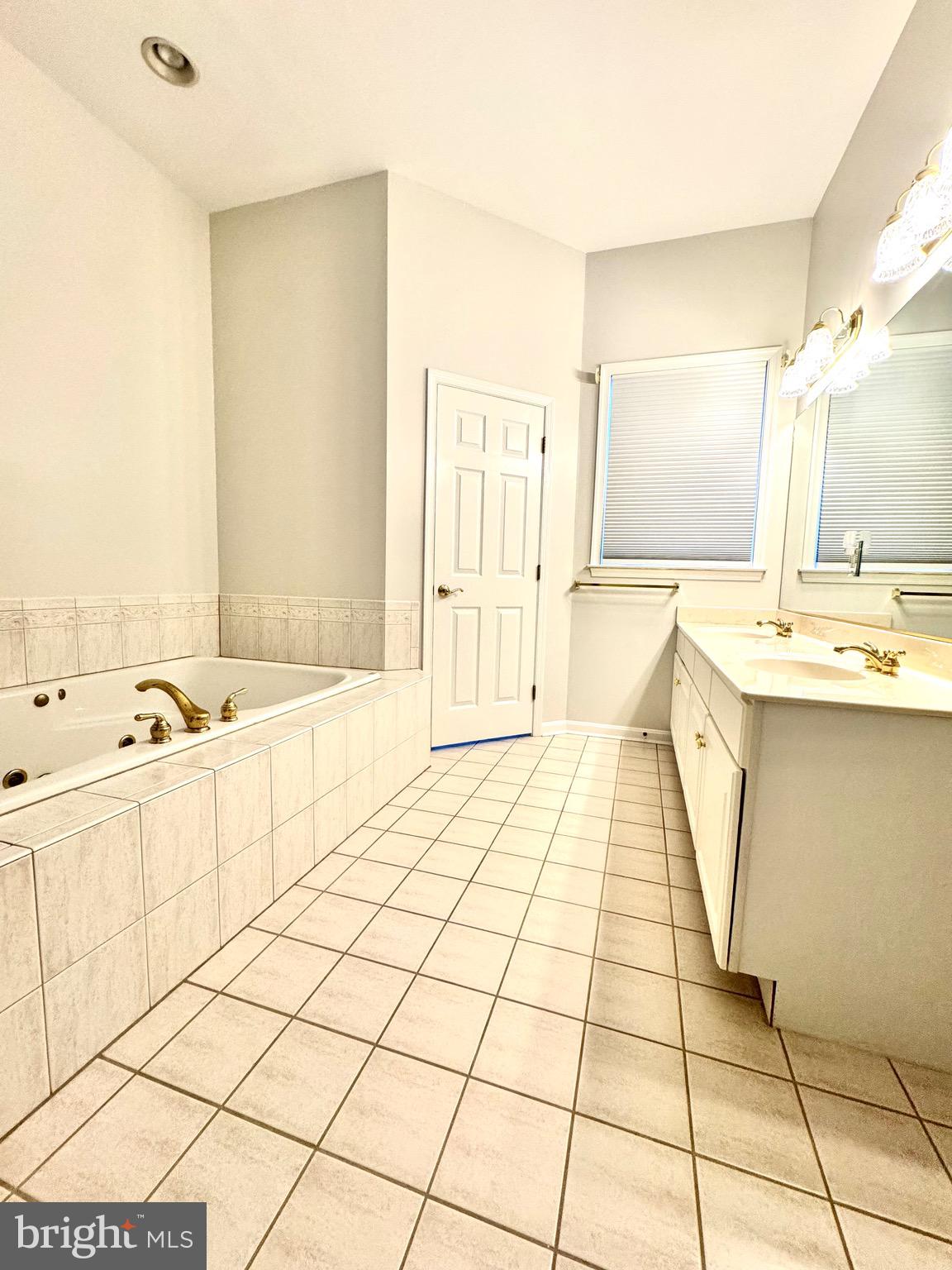 11324 River Run Lane Berlin, MD 21811 - Photo 21 of 50 a spacious bathroom with a tub a sink and a mirror