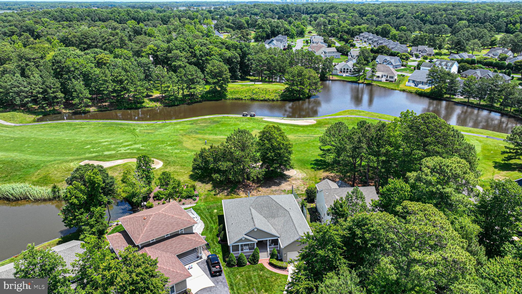 11324 River Run Lane Berlin, MD 21811 - Photo 43 of 50 an aerial view of house with yard swimming pool and outdoor seating