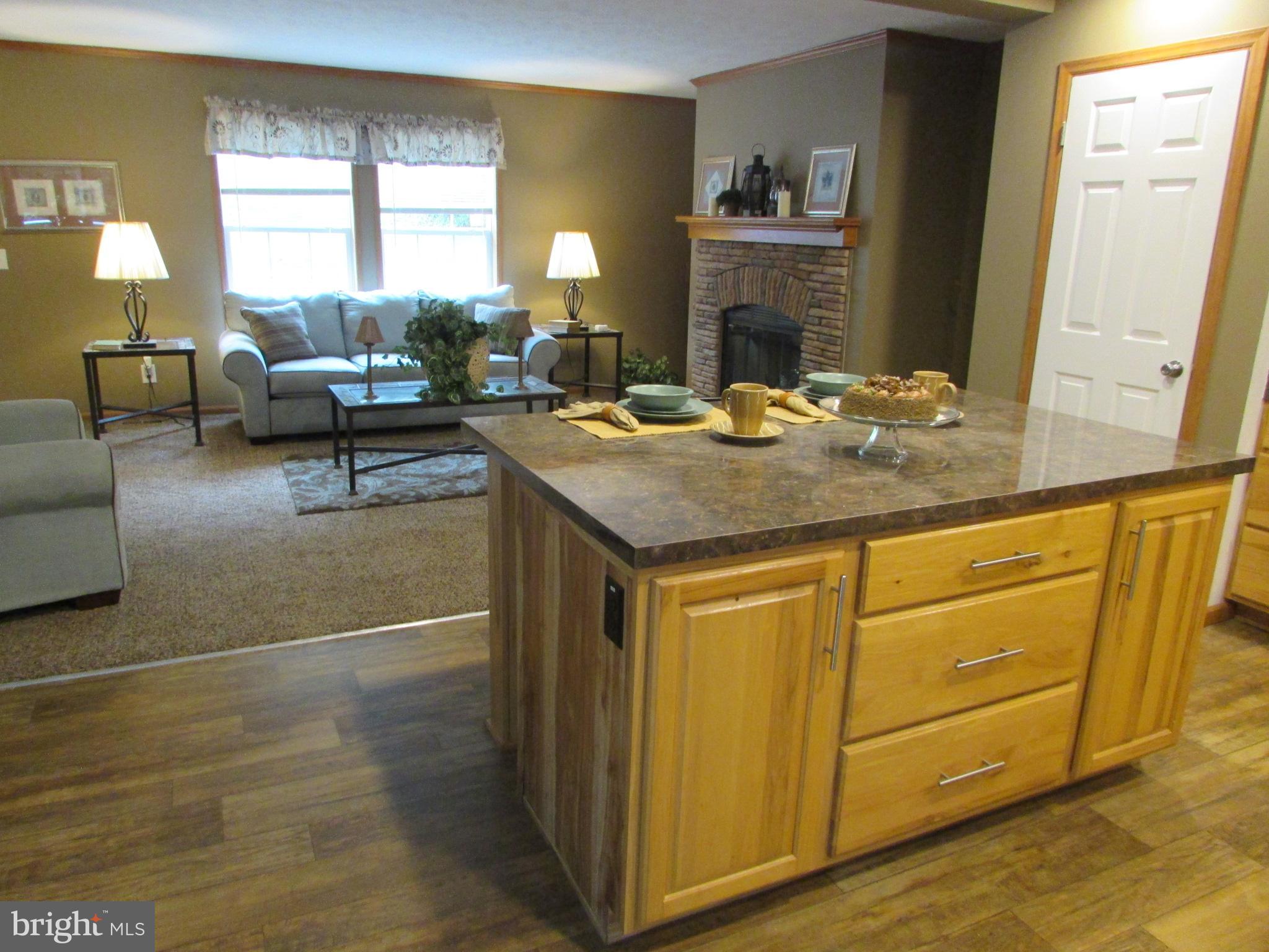 107 View Street Bellefonte, PA 16823 - Photo 12 of 42 a view of a kitchen counter space and windows