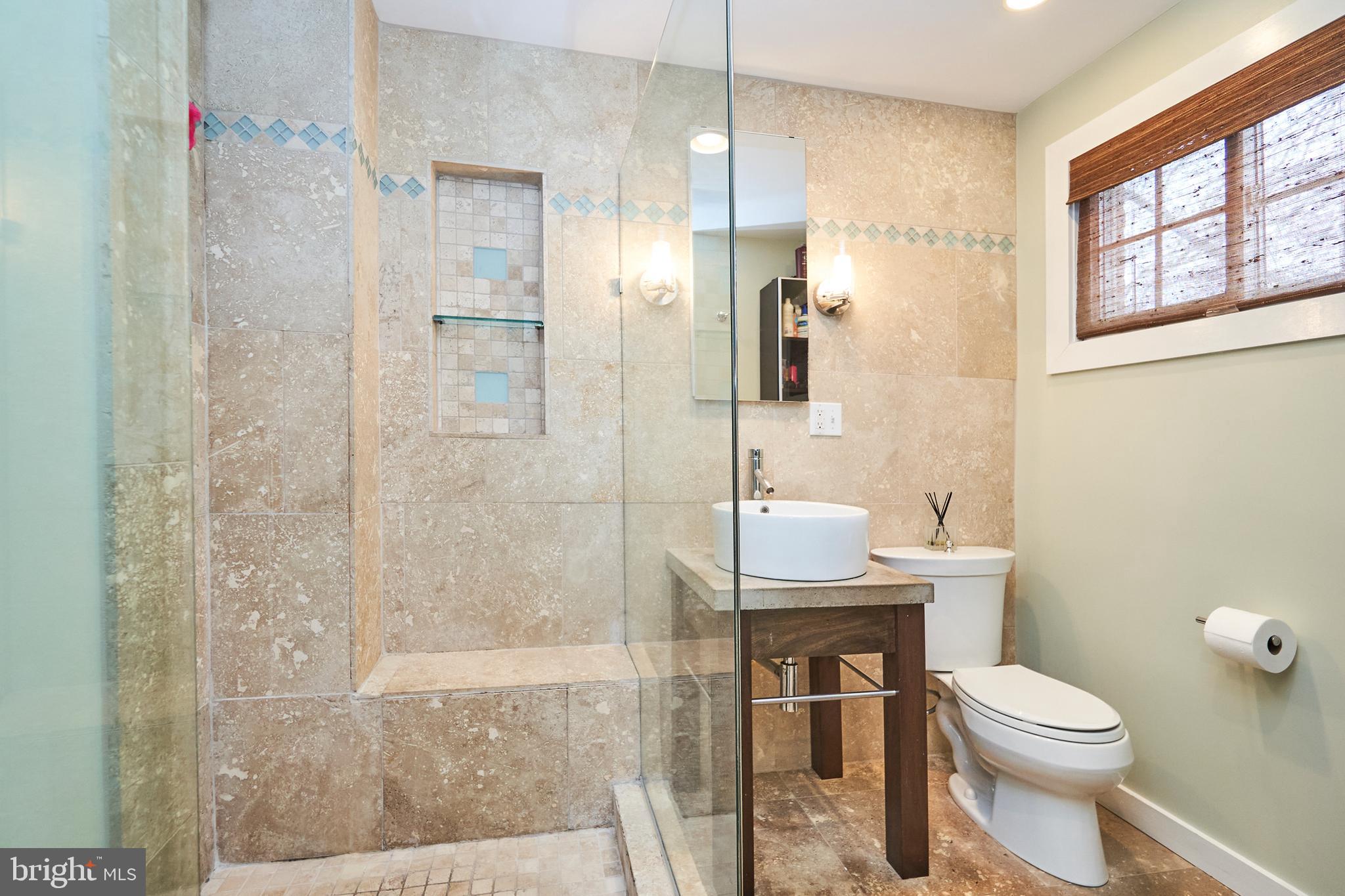 3642 Gunston Road Alexandria, VA 22302 - Photo 20 of 28 Renovated bathroom with heated floors