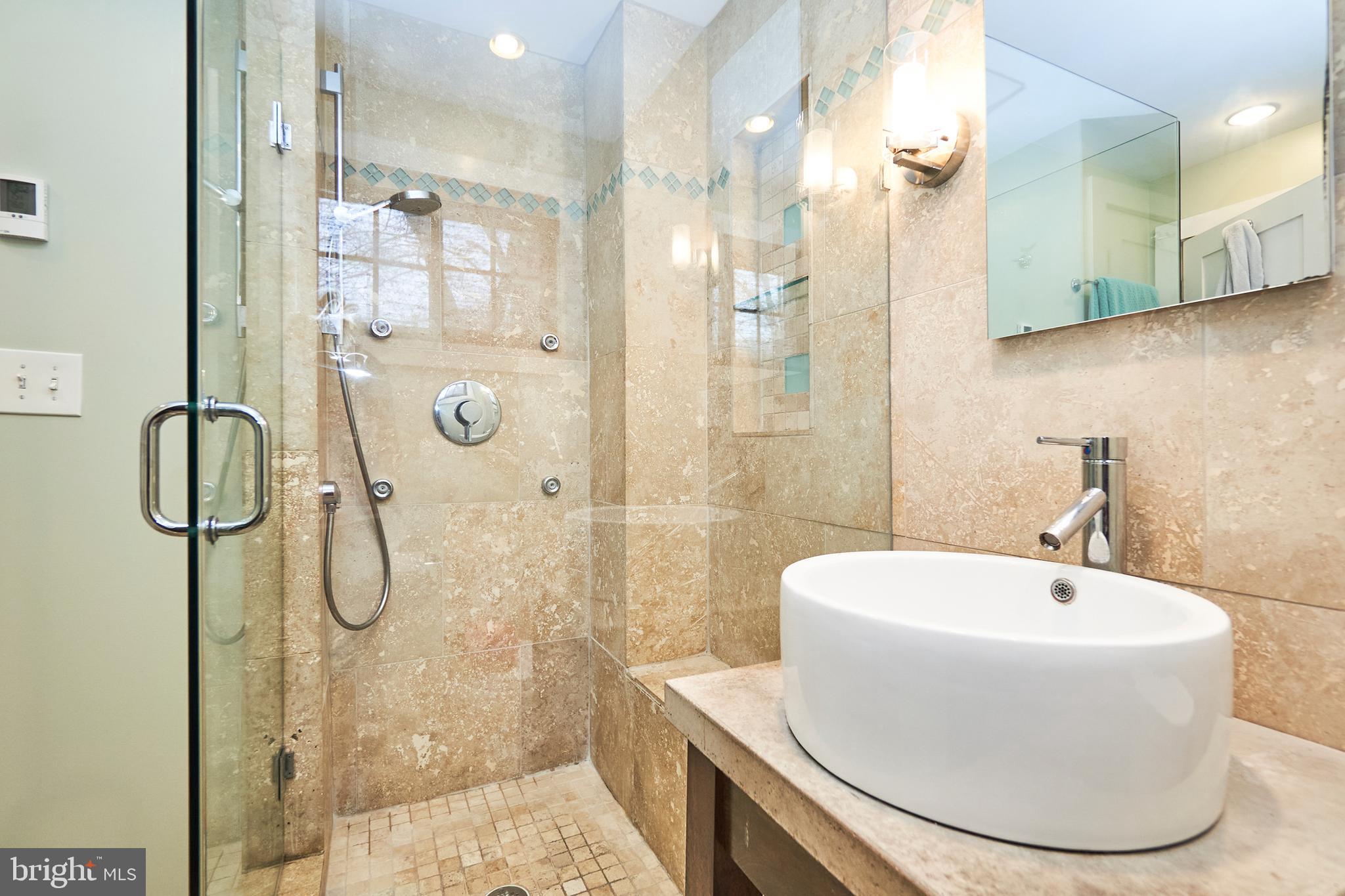 3642 Gunston Road Alexandria, VA 22302 - Photo 21 of 28 Frameless shower and custom spray system