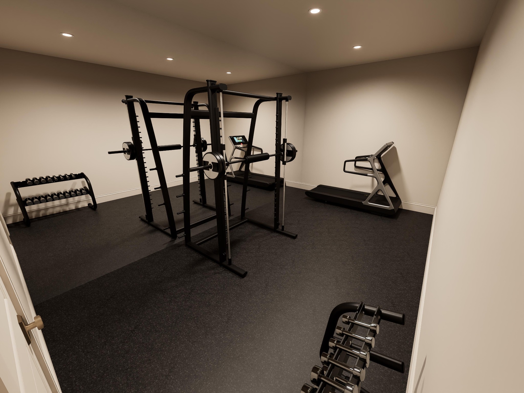 4521 Shys Hill Road Nashville, TN 37215 - Photo 37 of 46 a view of a room with gym equipment