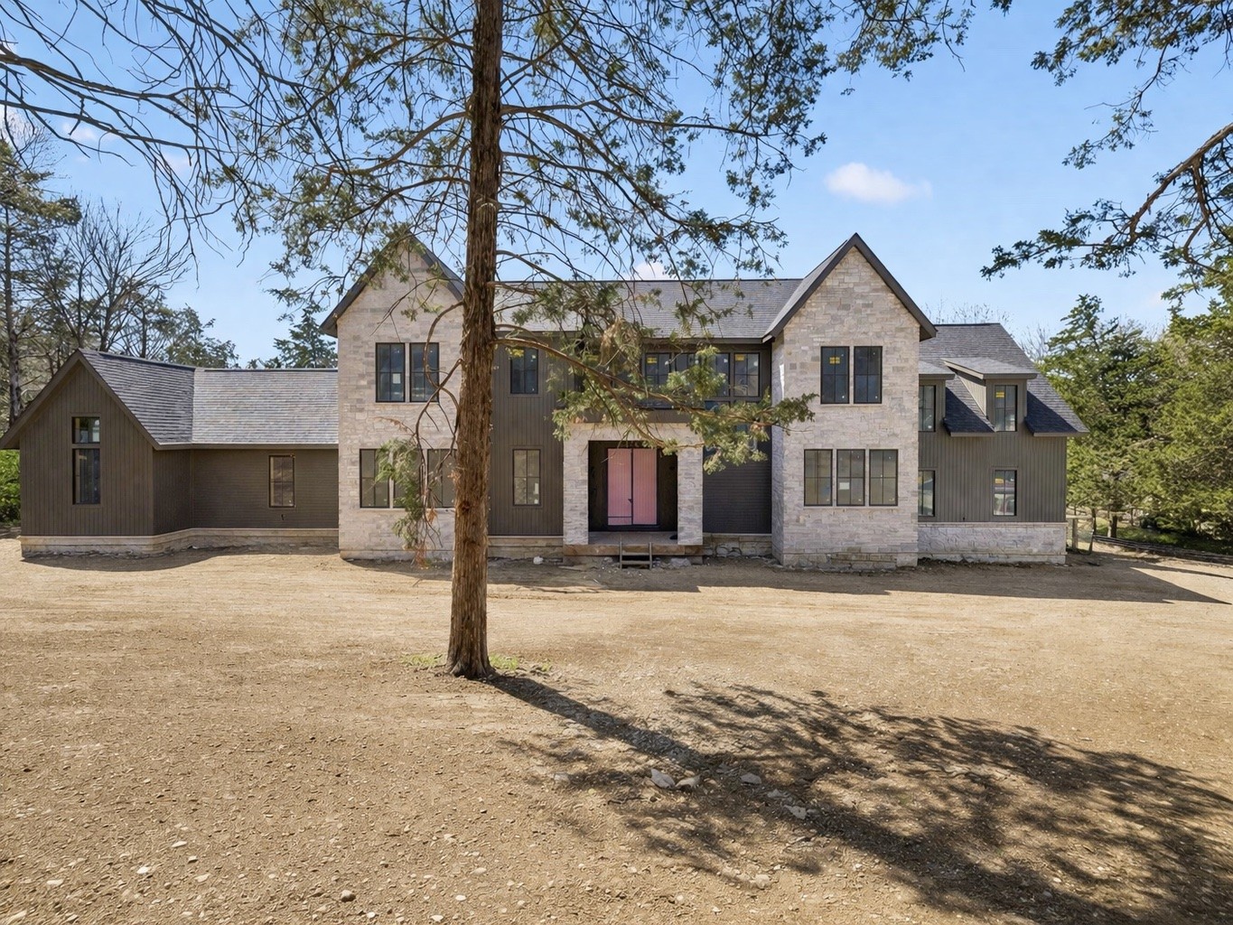4521 Shys Hill Road Nashville, TN 37215 - Photo 4 of 46 a front view of a house with a yard and garage