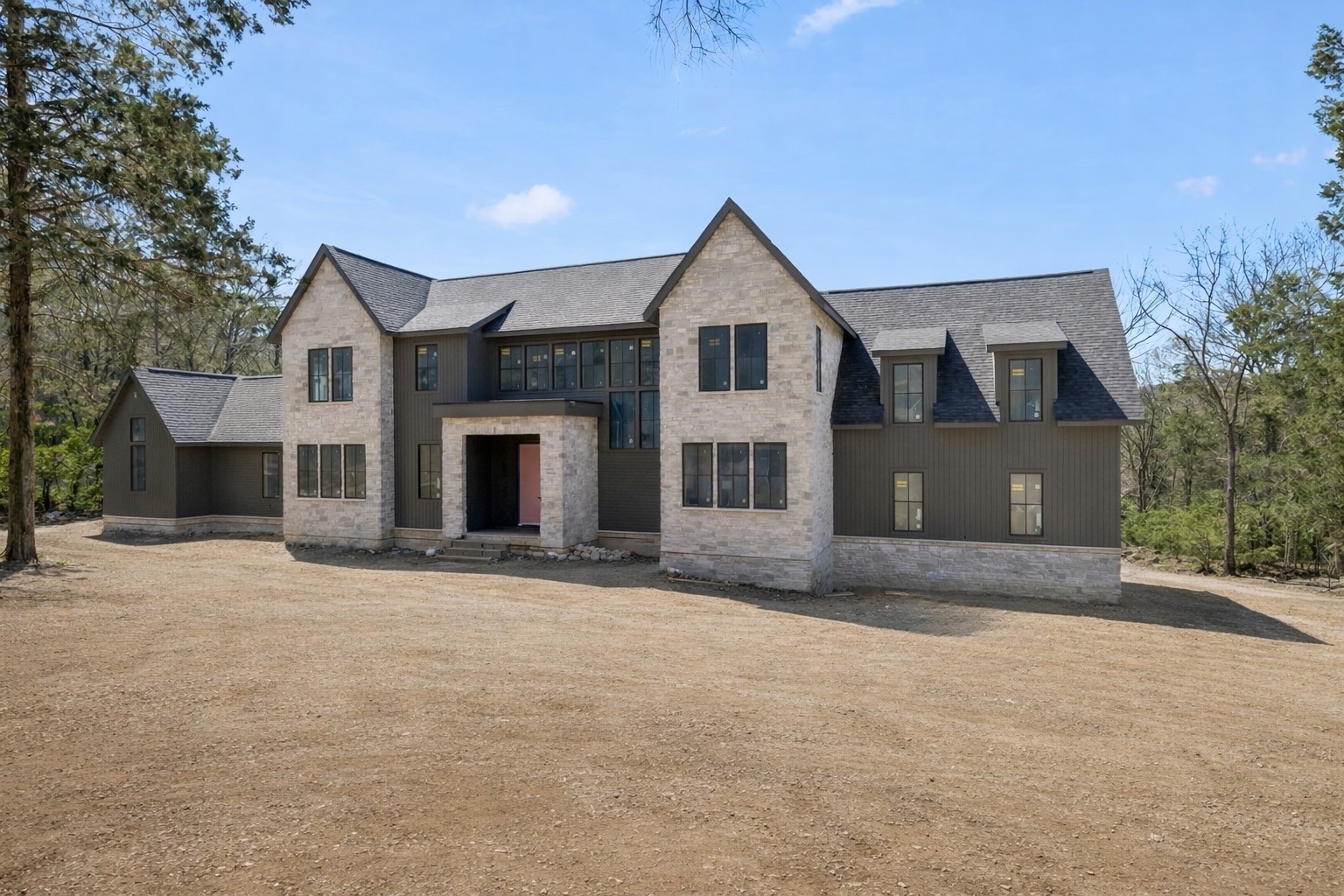 4521 Shys Hill Road Nashville, TN 37215 - Photo 44 of 46 a front view of a house with yard and trees