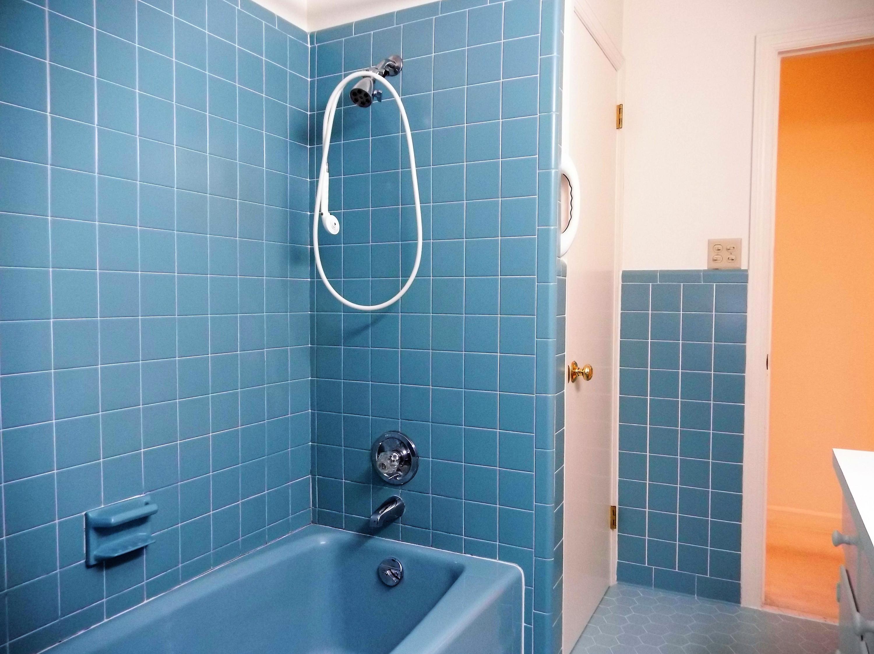 405 Hill Road Southern Pines, NC 28387 - Photo 26 of 35 The cool blue found in sparkling lakes inspires the colors in this bath.