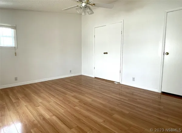 wooden floor in an empty room