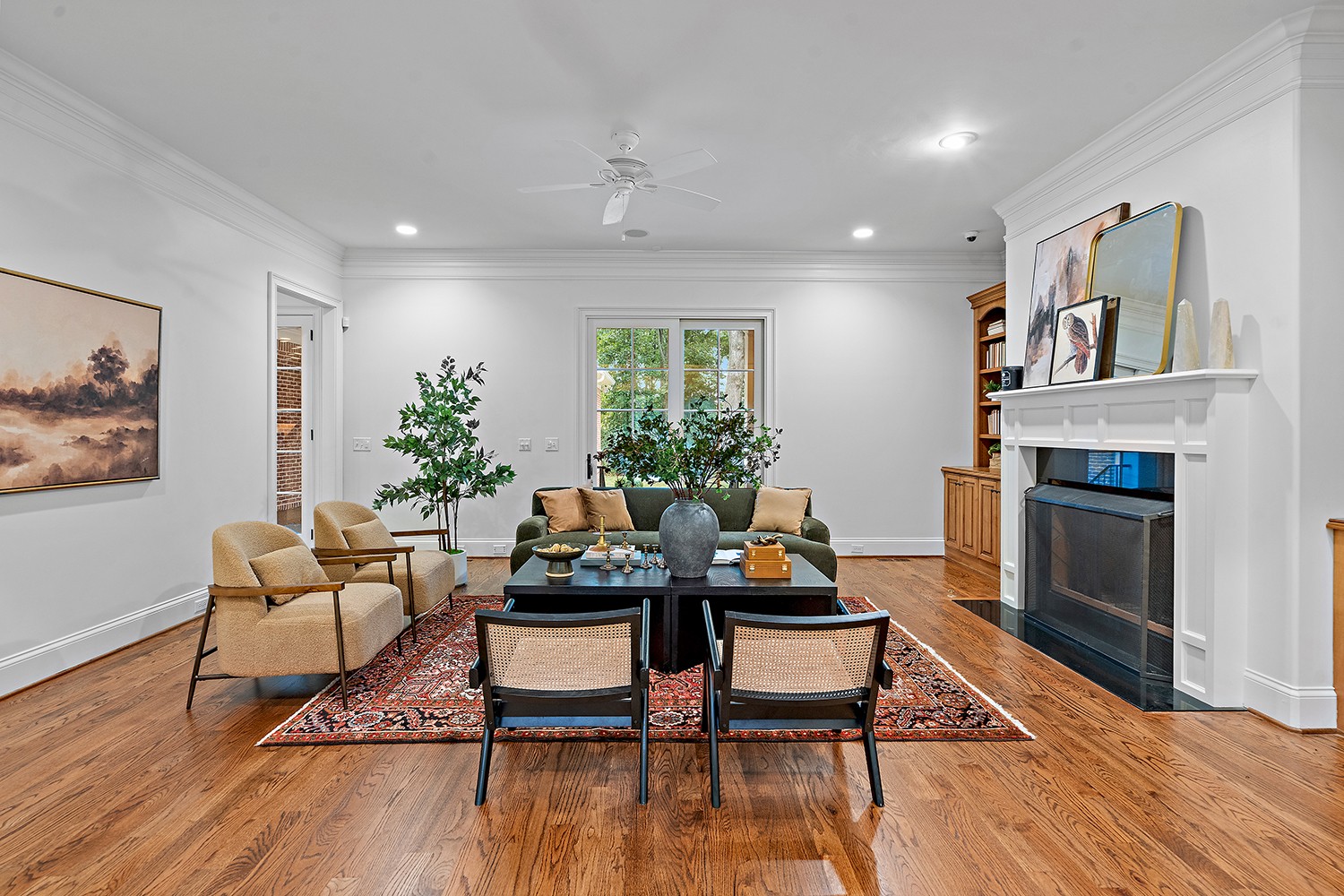 6231 Bresslyn Road Nashville, TN 37205 - Photo 23 of 59 Wood-burning fireplace + easy porch/patio access