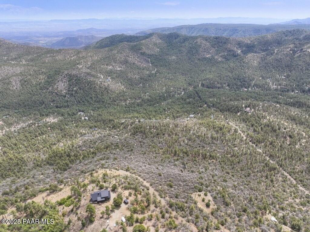 0 East Bald Mountain Road Prescott, AZ 86303 - Photo 7 of 18 a view of a dry yard with mountains in the background