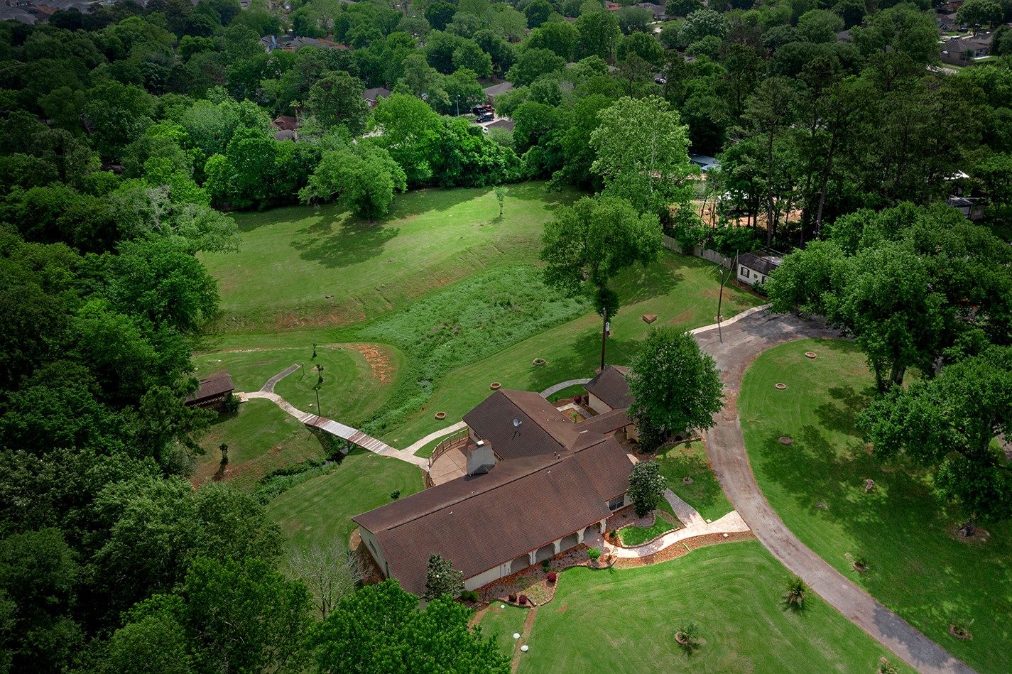 23218 Aldine Westfield Road Spring, TX 77373 - Photo 44 of 47 an aerial view of residential houses with outdoor space and street view