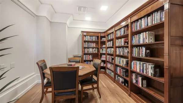 a view of a workspace with furniture and toys