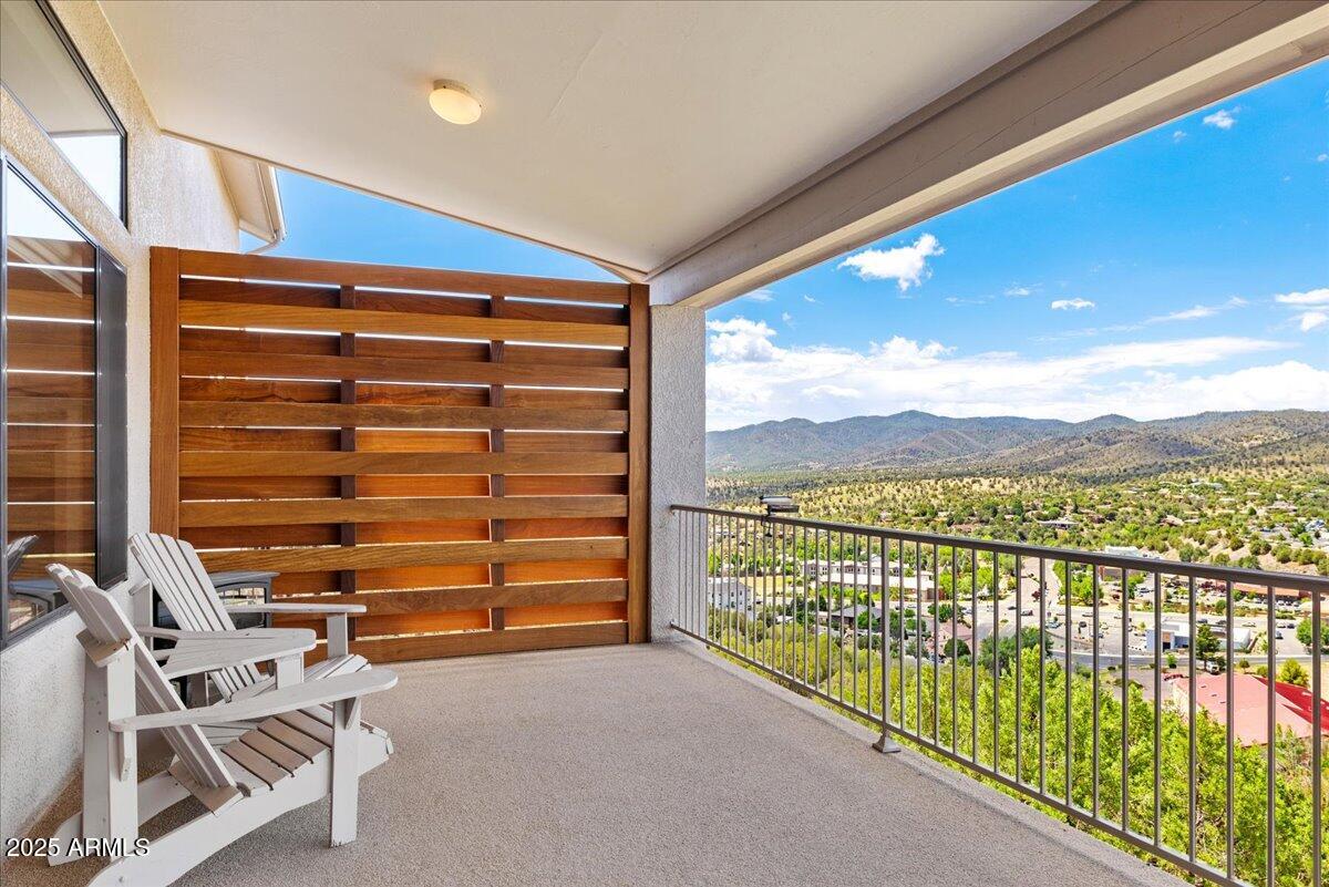528 Miracle Rider Road Prescott, AZ 86301 - Photo 34 of 47 a view of a city from a balcony