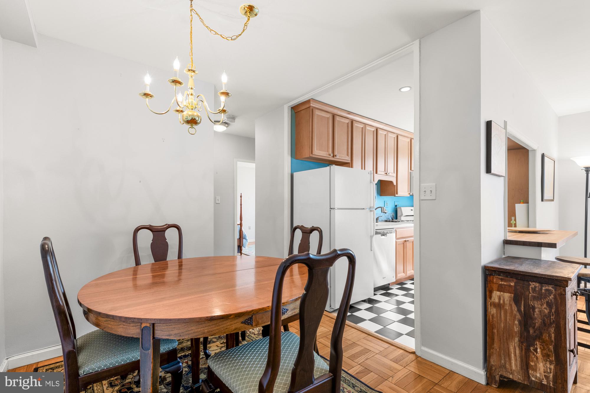 4100 W Street Northwest, Unit 314 Washington, DC 20007 - Photo 16 of 30 Dedicated dining space