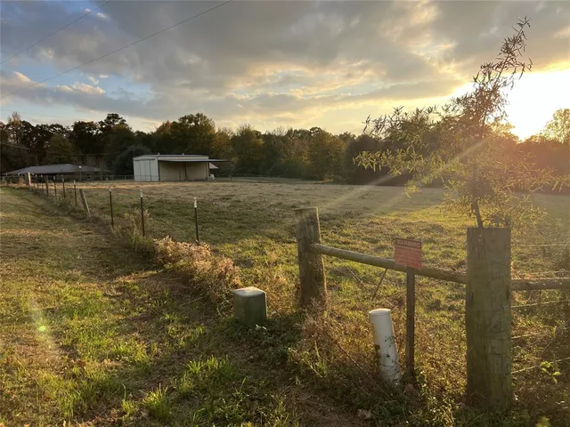a view of a lake with a mountain